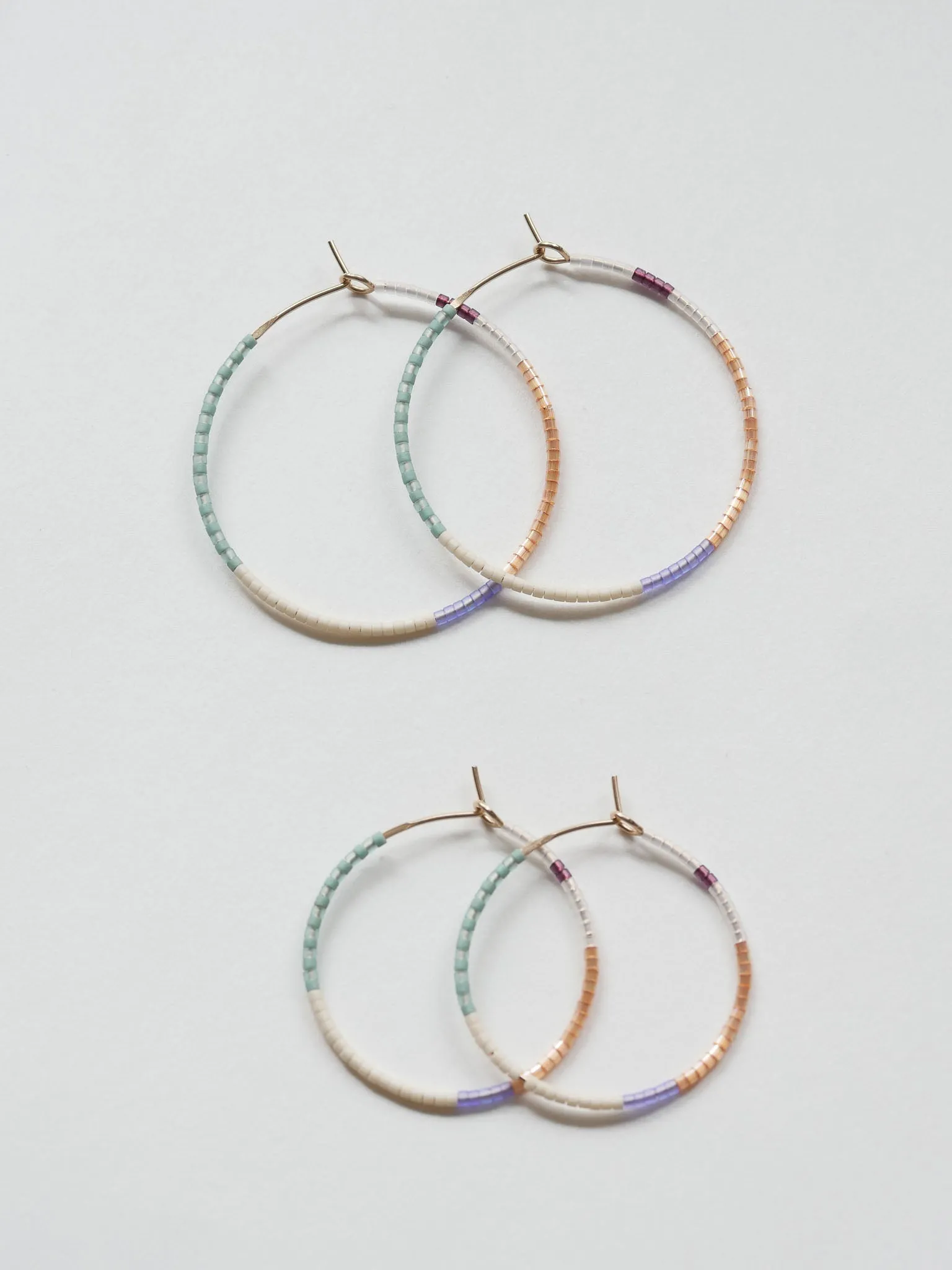 Pnina - 1.25" & 1.75" 14 KT Gold Hoops sold by Daldanea product image thumbnail 2