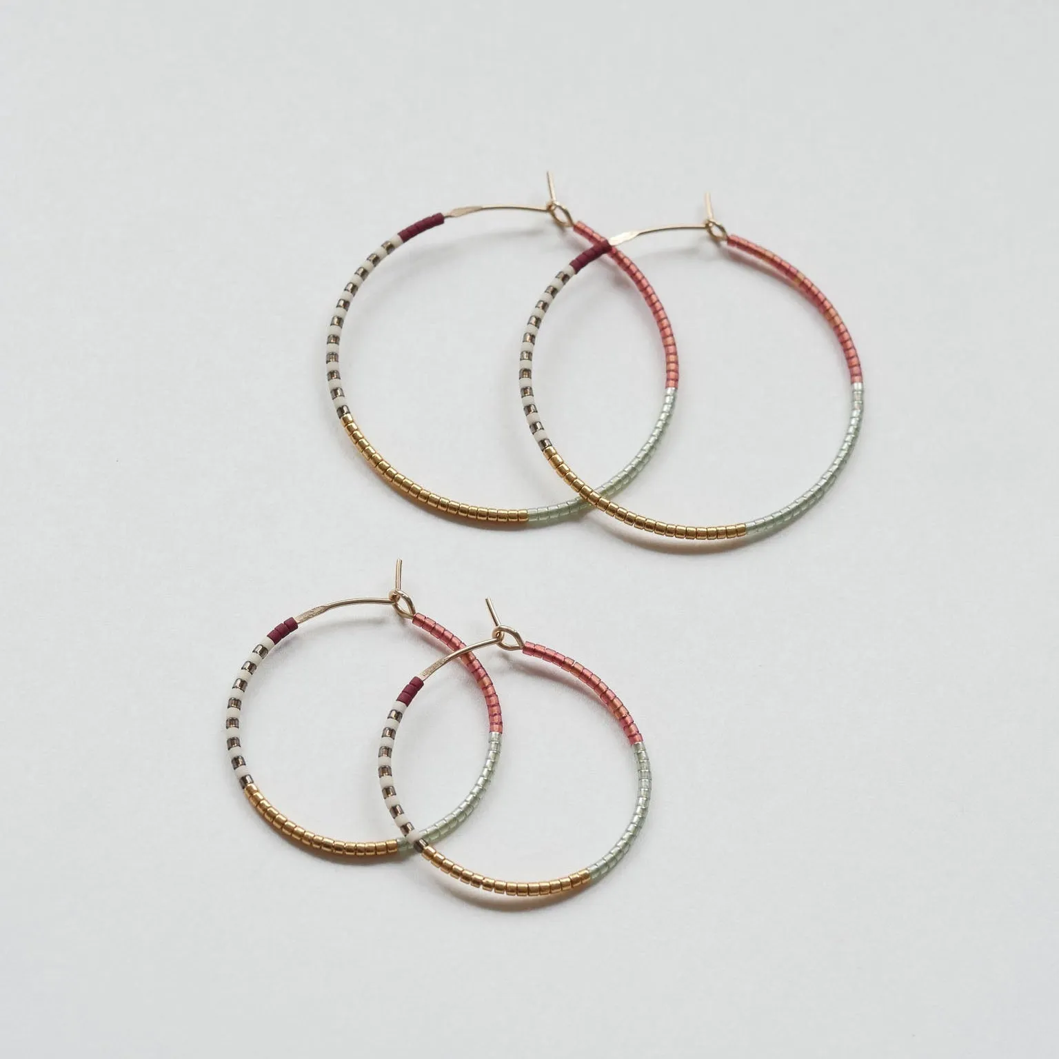 Aqsa - 1.25" & 1.75" 14 KT Gold Hoops sold by Daldanea