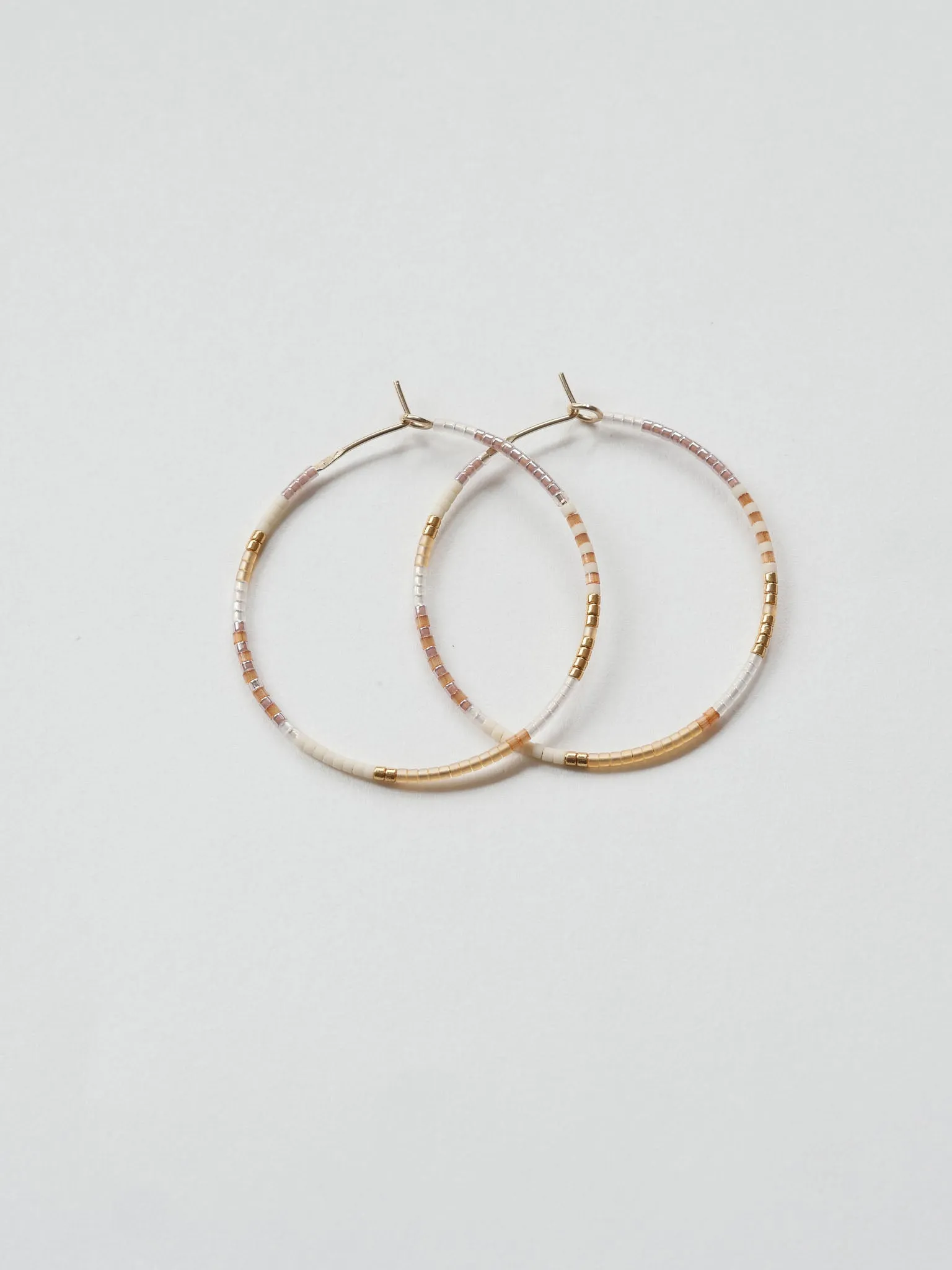 Nive - 1.25" & 1.75" 14 KT Gold Hoops sold by Daldanea product image thumbnail 5