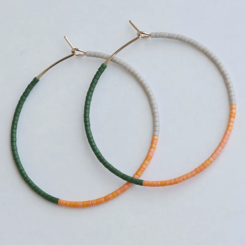 Zinaida - 1.25" & 1.75" 14 KT Gold Hoops sold by Daldanea
