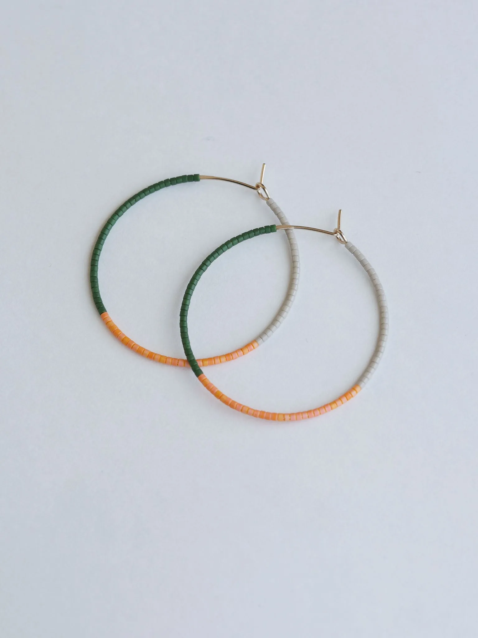 Zinaida - 1.25" & 1.75" 14 KT Gold Hoops sold by Daldanea product image thumbnail 2