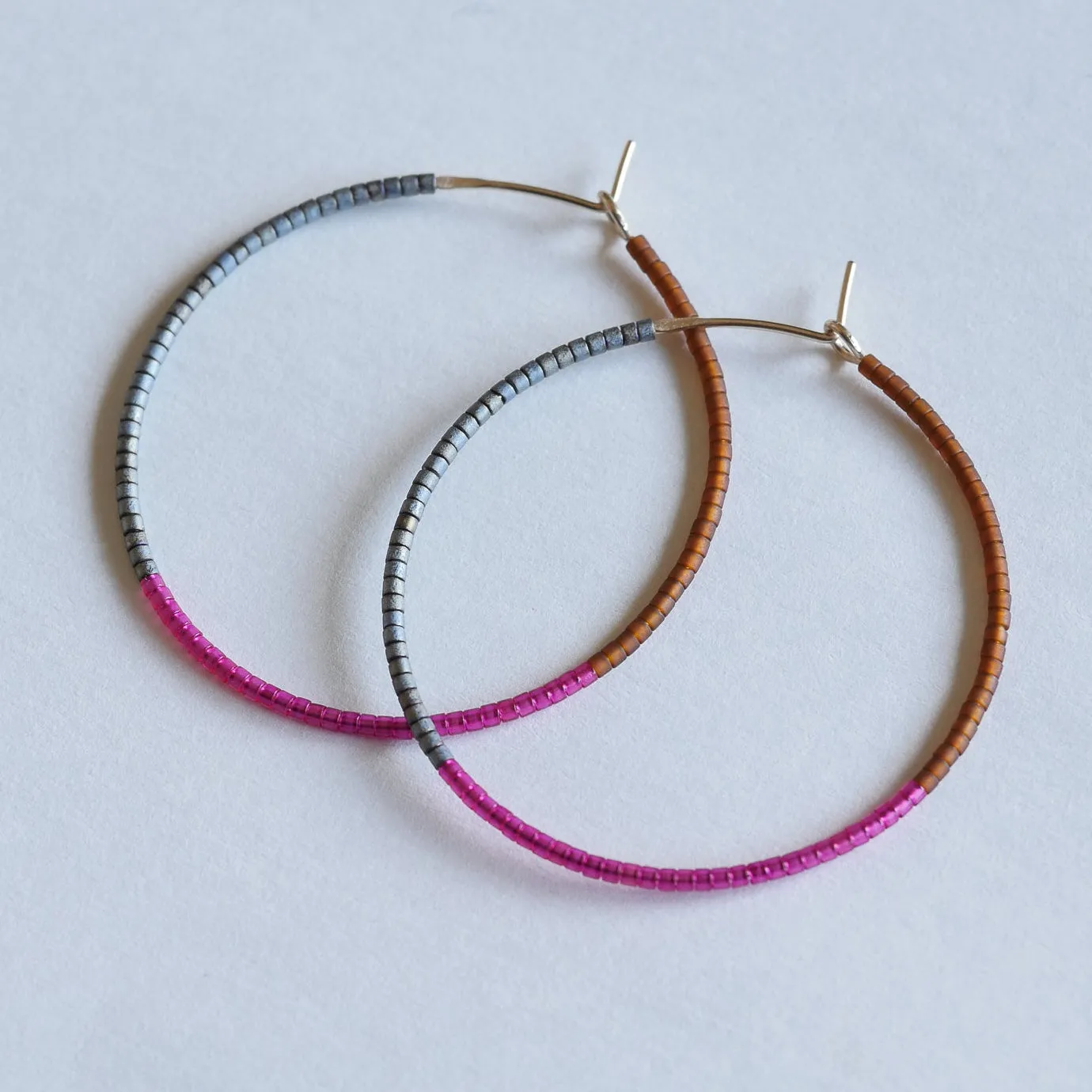 Adila - 1.25" & 1.75" 14 KT Gold Hoops sold by Daldanea