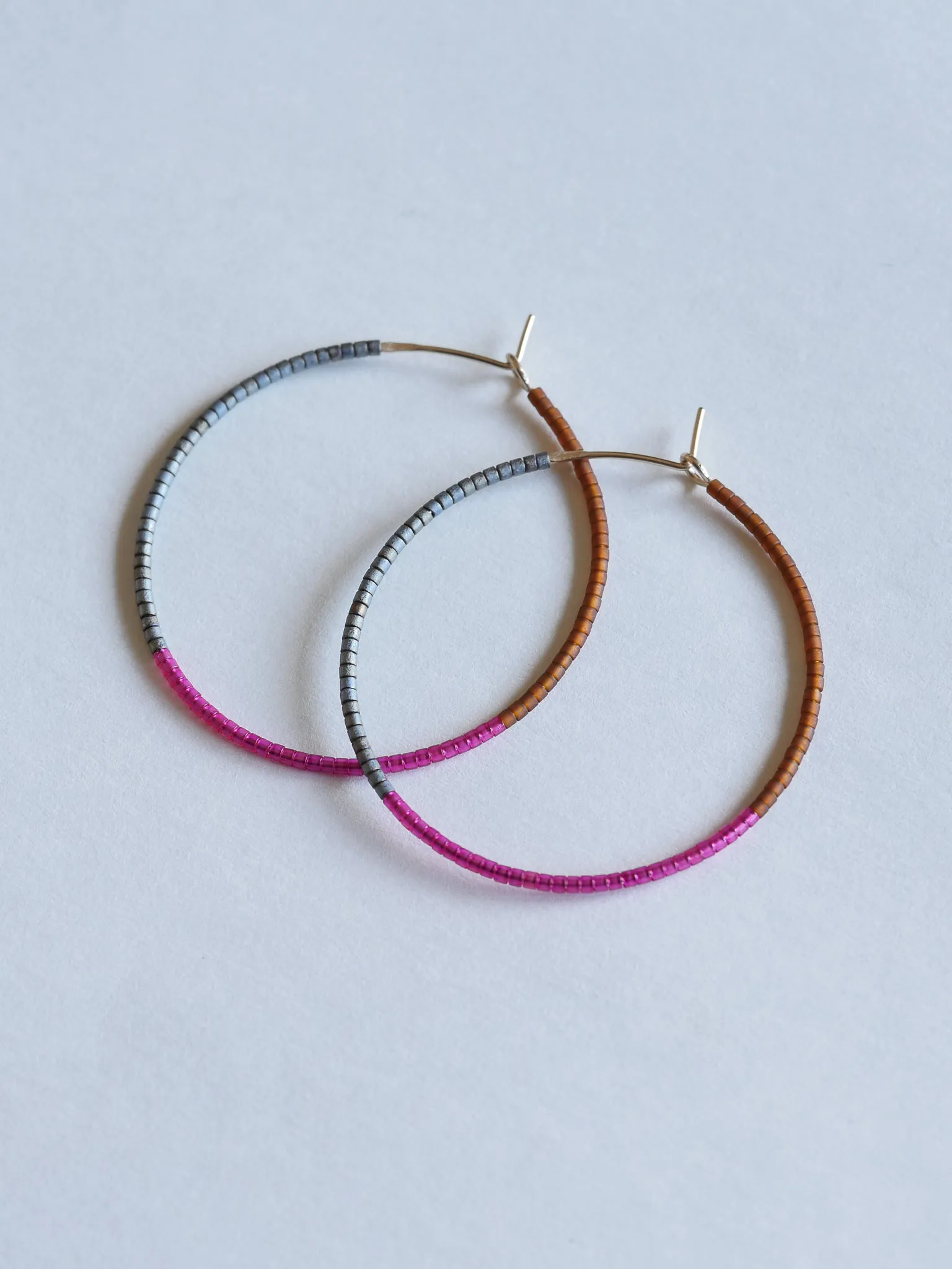 Adila - 1.25" & 1.75" 14 KT Gold Hoops sold by Daldanea product image thumbnail 2