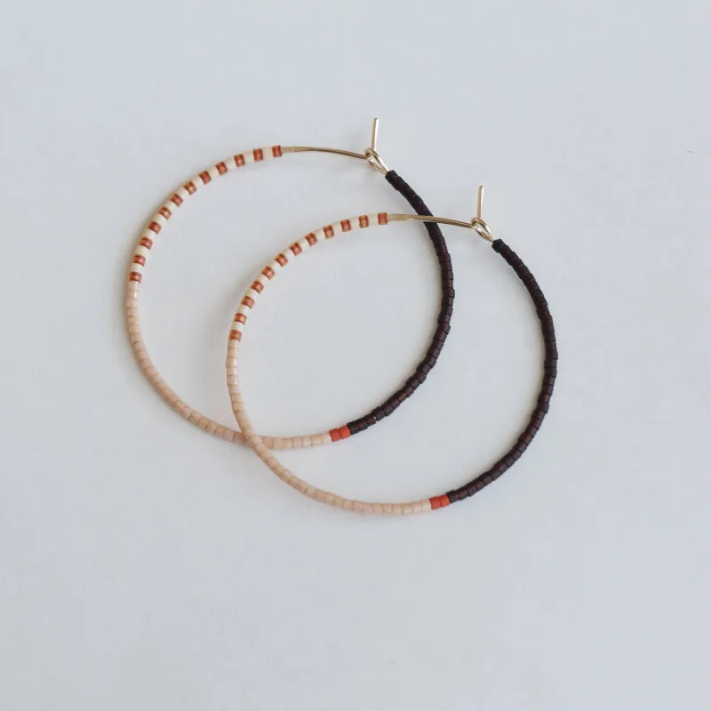 Jiraya - 1.25" & 1.75" 14 KT Gold Hoops sold by Daldanea