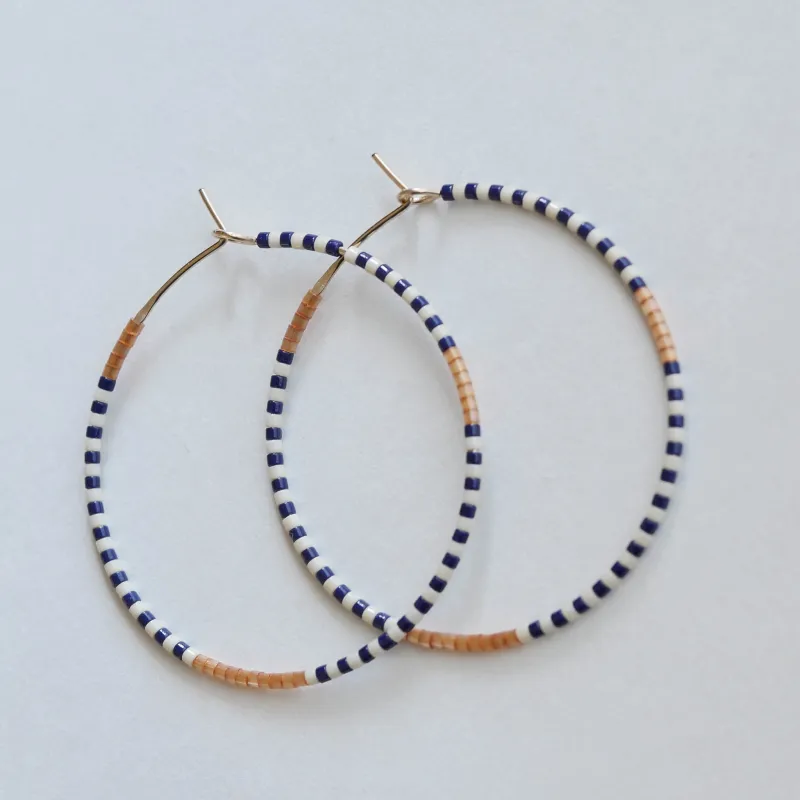 Effie - 1.25" & 1.75" 14 KT Gold Hoops sold by Daldanea