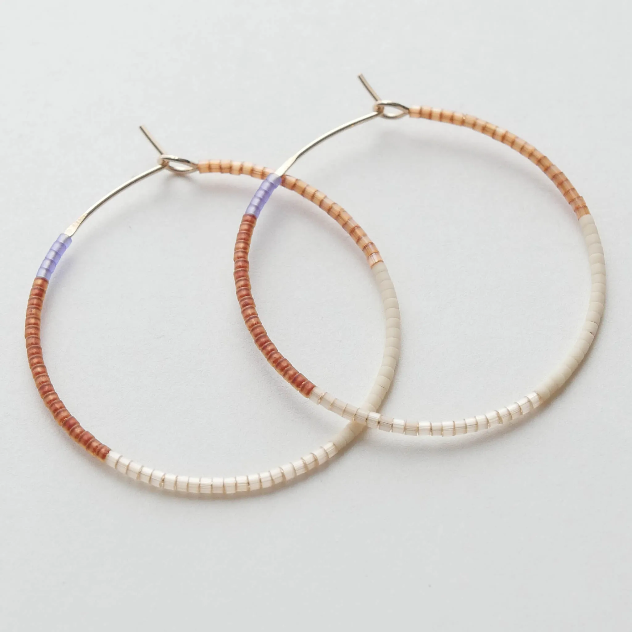 Emmi - 1.25" & 1.75" 14 KT Gold Hoops sold by Daldanea