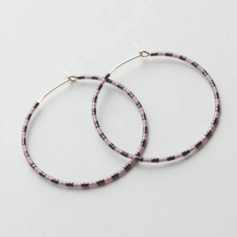 Rabi - 1.25" & 1.75" 14 KT Gold Hoops made by Daldanea