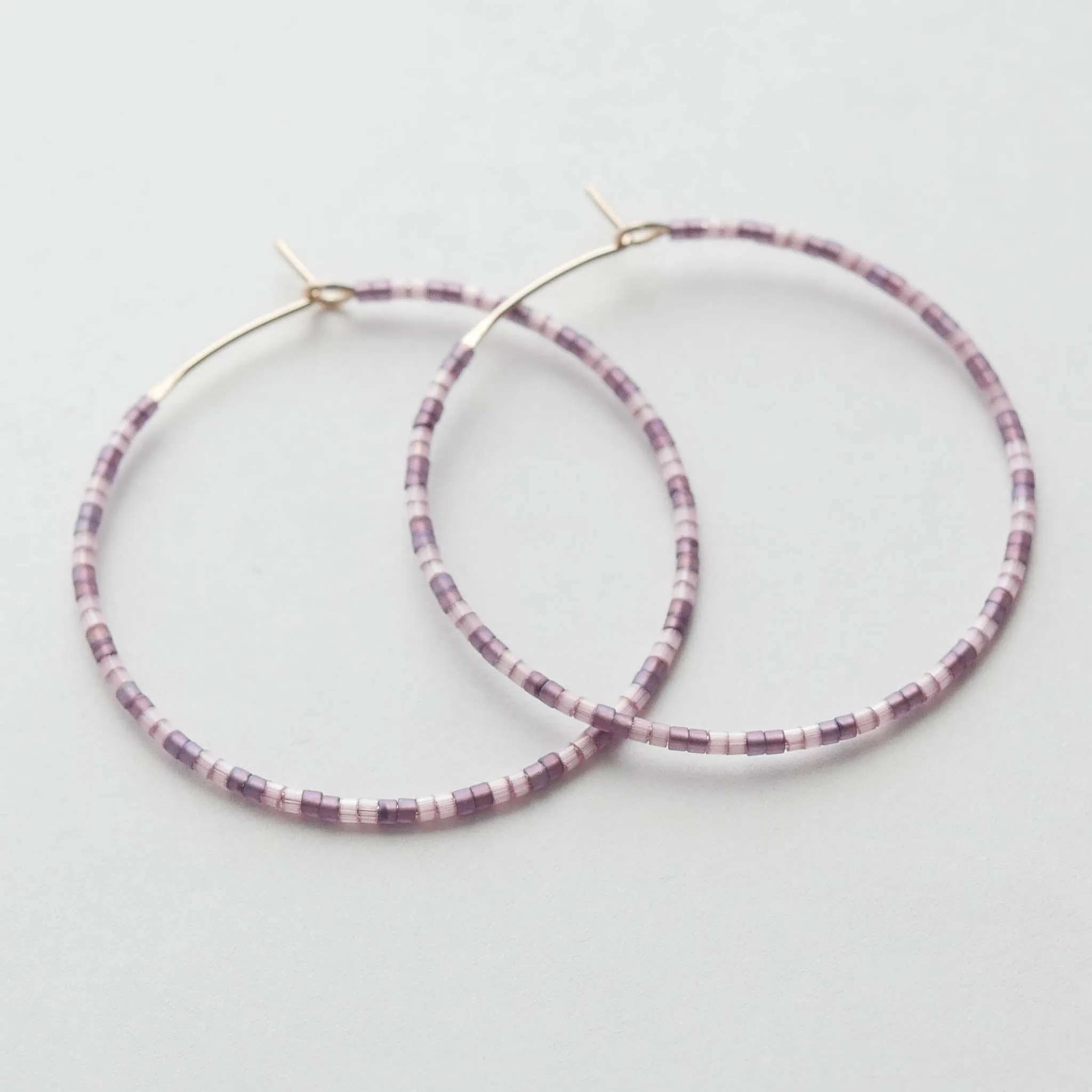 Donia - 1.25" & 1.75" 14 KT Gold Hoops sold by Daldanea