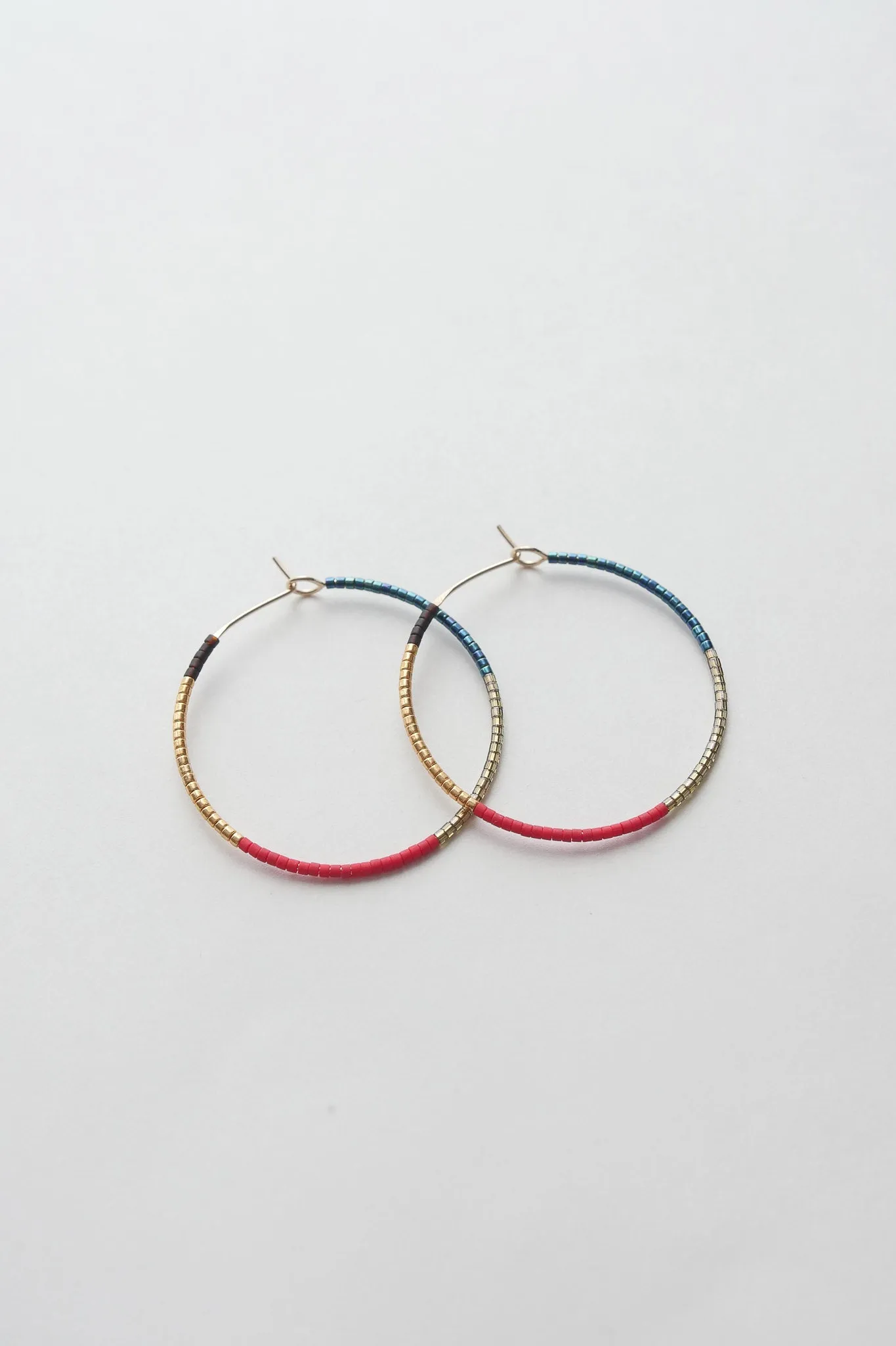 Afeni - 1.25" & 1.75" 14 KT Gold Hoops sold by Daldanea product image thumbnail 2