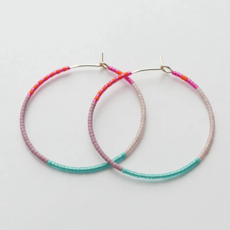 Zora - 1.25" & 1.75" 14 KT Gold Hoops made by Daldanea