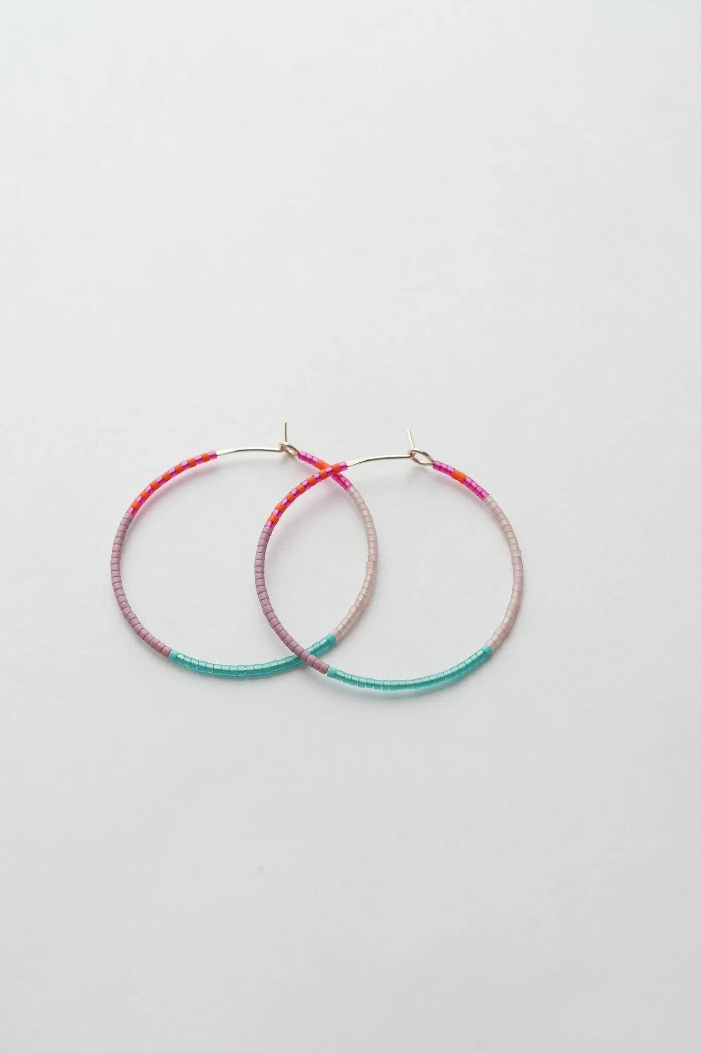Zora - 1.25" & 1.75" 14 KT Gold Hoops sold by Daldanea product image thumbnail 2
