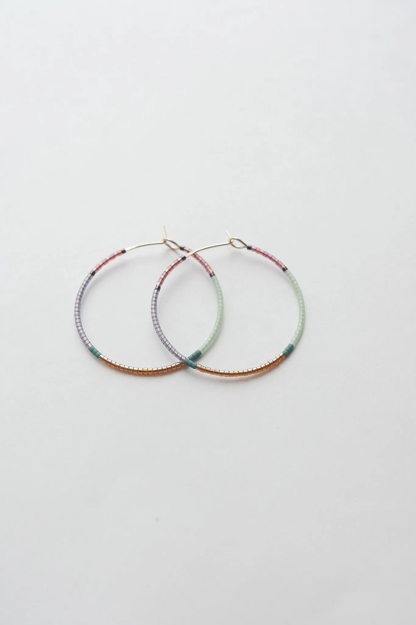 Heruka - 1.25" & 1.75" 14 KT Gold Hoops sold by Daldanea product image thumbnail 2