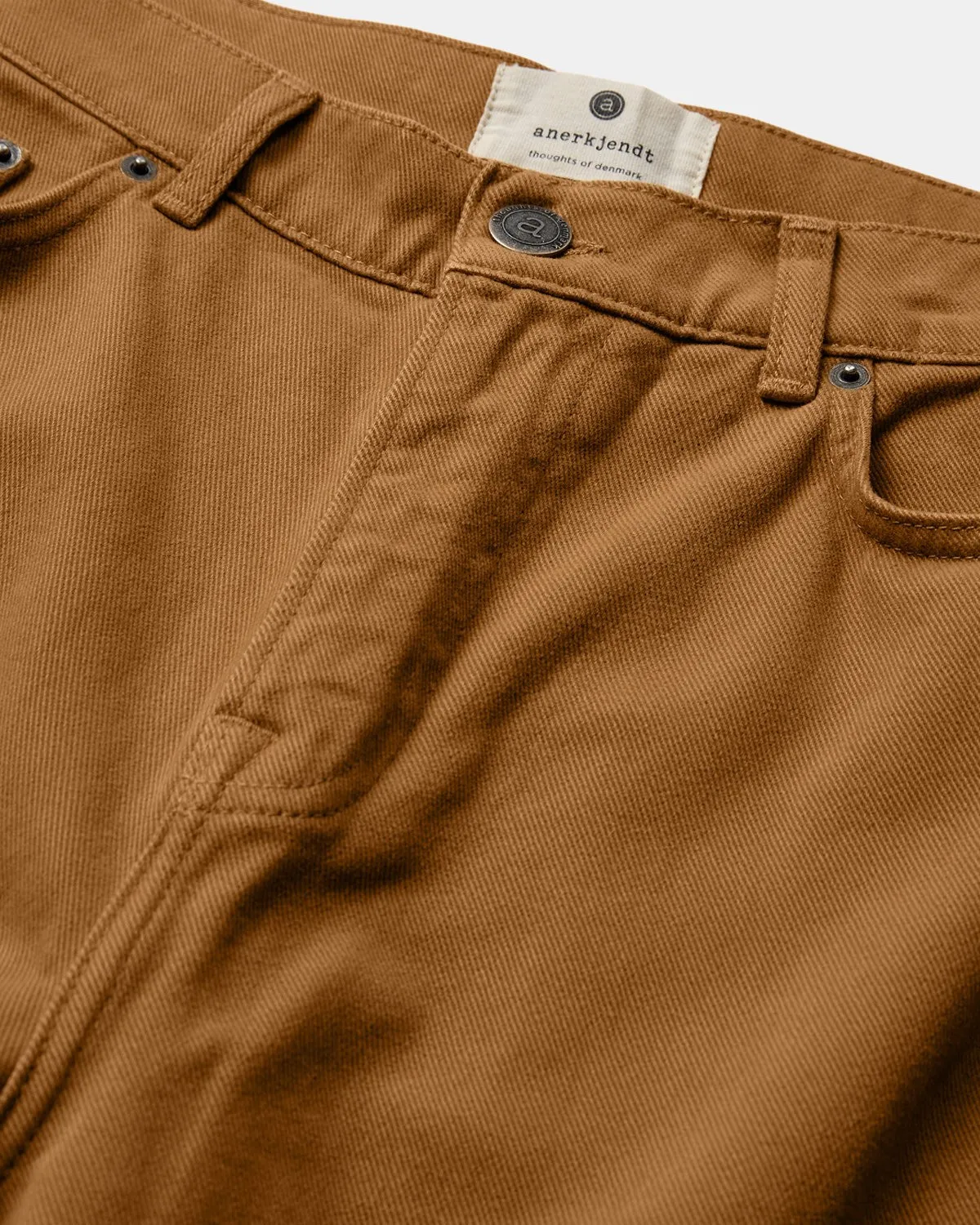 AKJANIC GARMENT DYED PANTS - Wood thrush sold by anerkjendt product image thumbnail 3