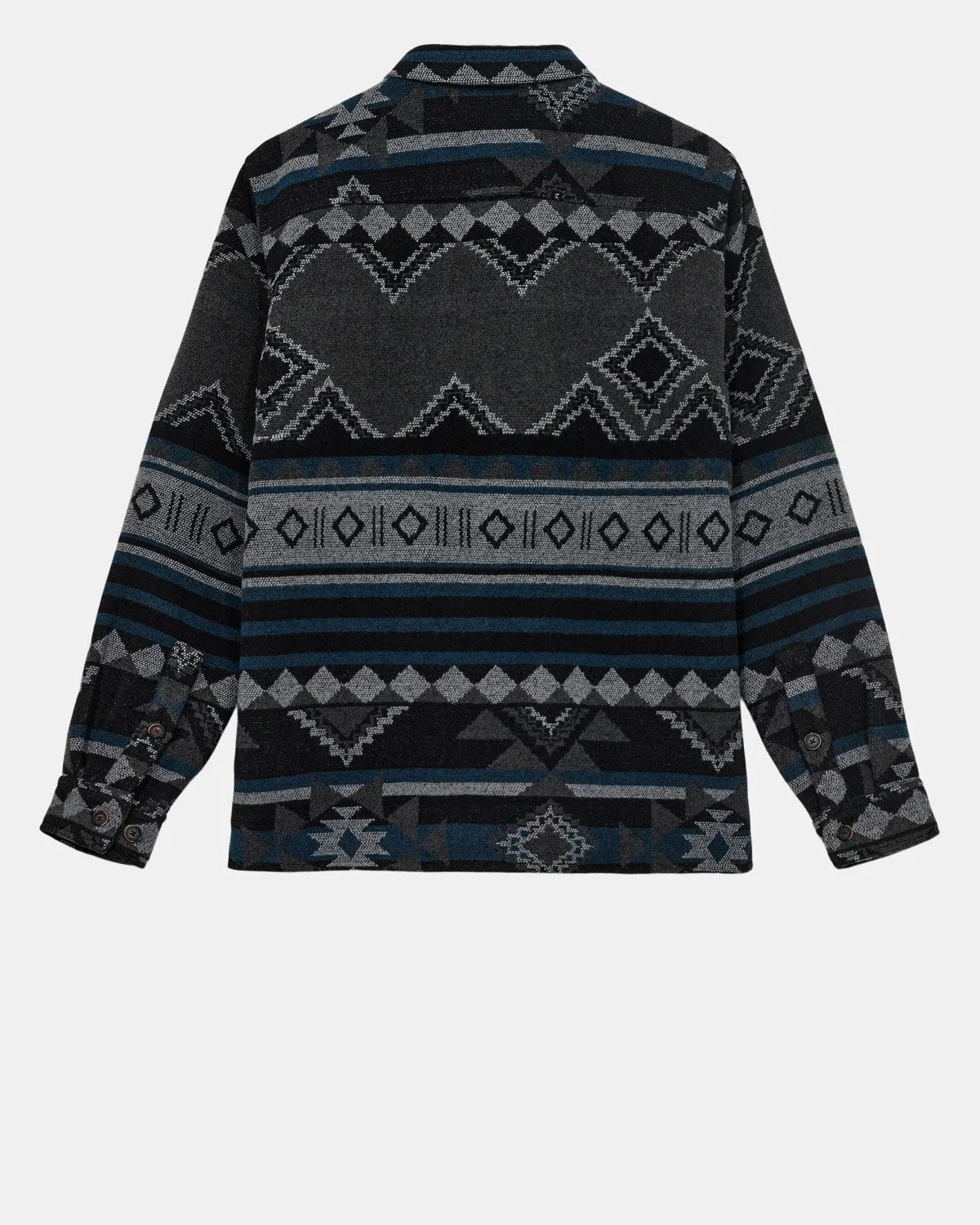 AKOSCAR CHECK OVERSHIRT - Dark grey melange sold by anerkjendt product image thumbnail 2