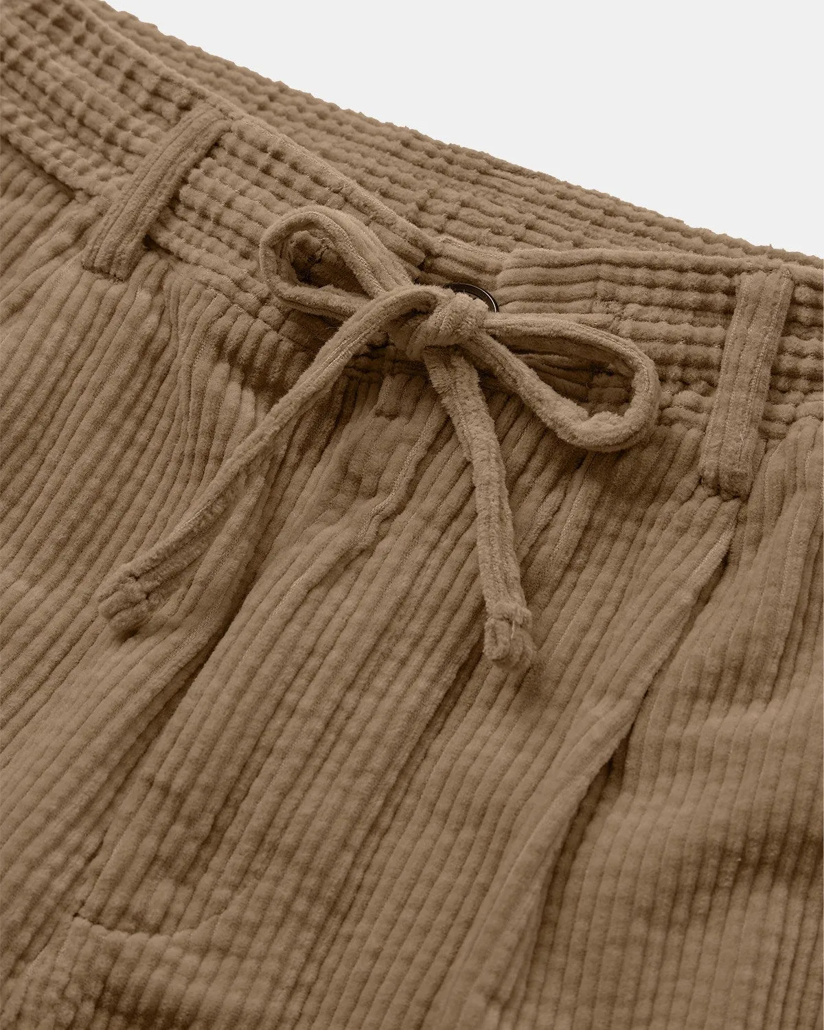 AKJAN CORD PLEAT PANTS - Feather Gray sold by anerkjendt product image thumbnail 3