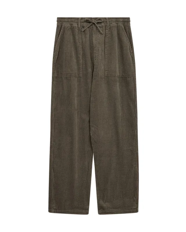 AKJAKOB FATIQUE CORD PANTS - Deep Lichen Green sold by anerkjendt
