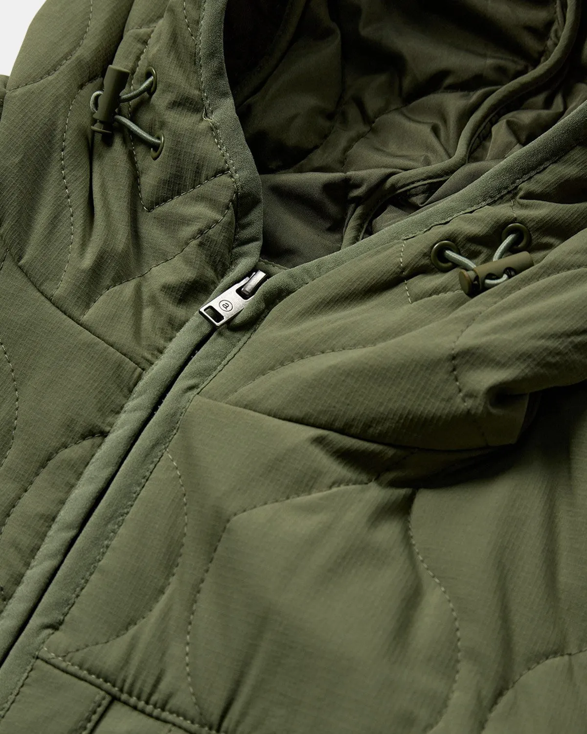 AKBOBBY SHORT PARKA - Olivine sold by anerkjendt product image thumbnail 3