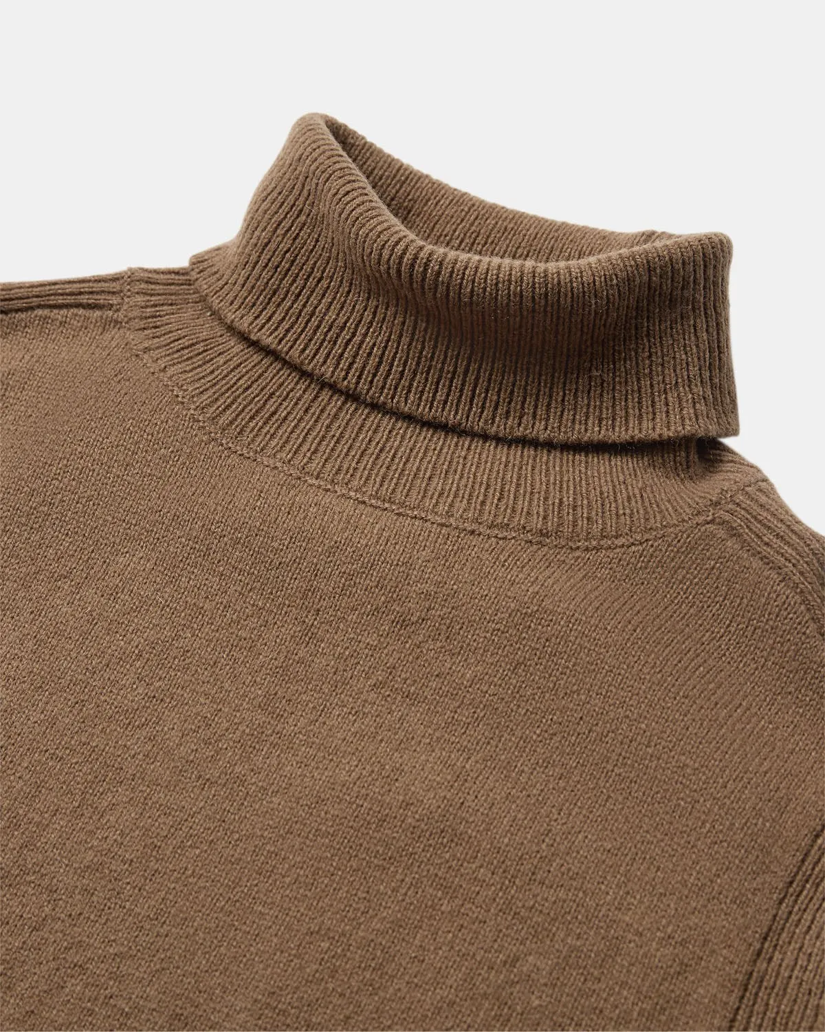 AKNICO SOLID ROLL NECK LAMBSWOOL - Shadow sold by anerkjendt product image thumbnail 3