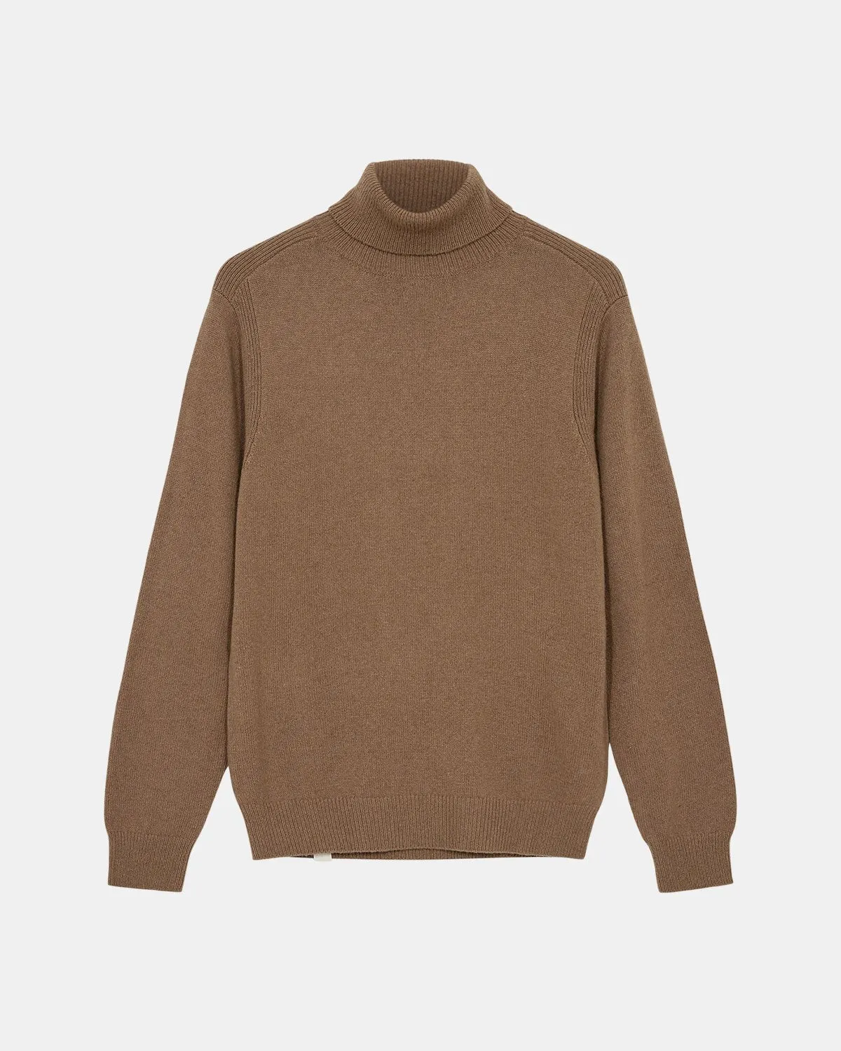 AKNICO SOLID ROLL NECK LAMBSWOOL - Shadow sold by anerkjendt