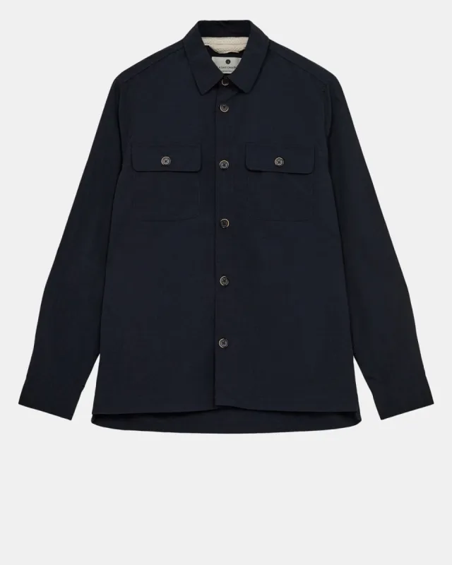 AKOSCAR NYLON OVERSHIRT - Sky Captain sold by anerkjendt