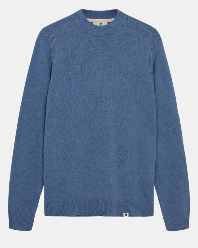 AKRICO LAMBSWOOL KNIT - Blue Shadow sold by anerkjendt