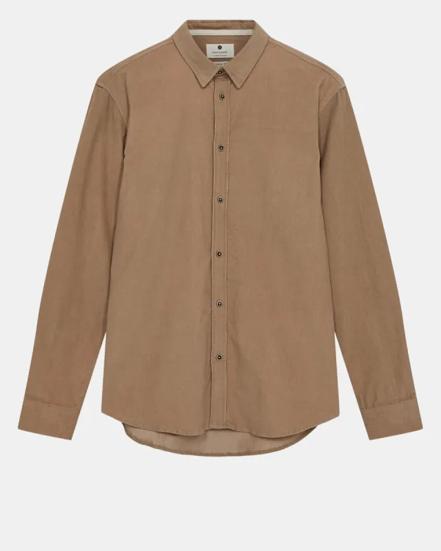 AKLEIF SOLID CORD SHIRT - Incense sold by anerkjendt