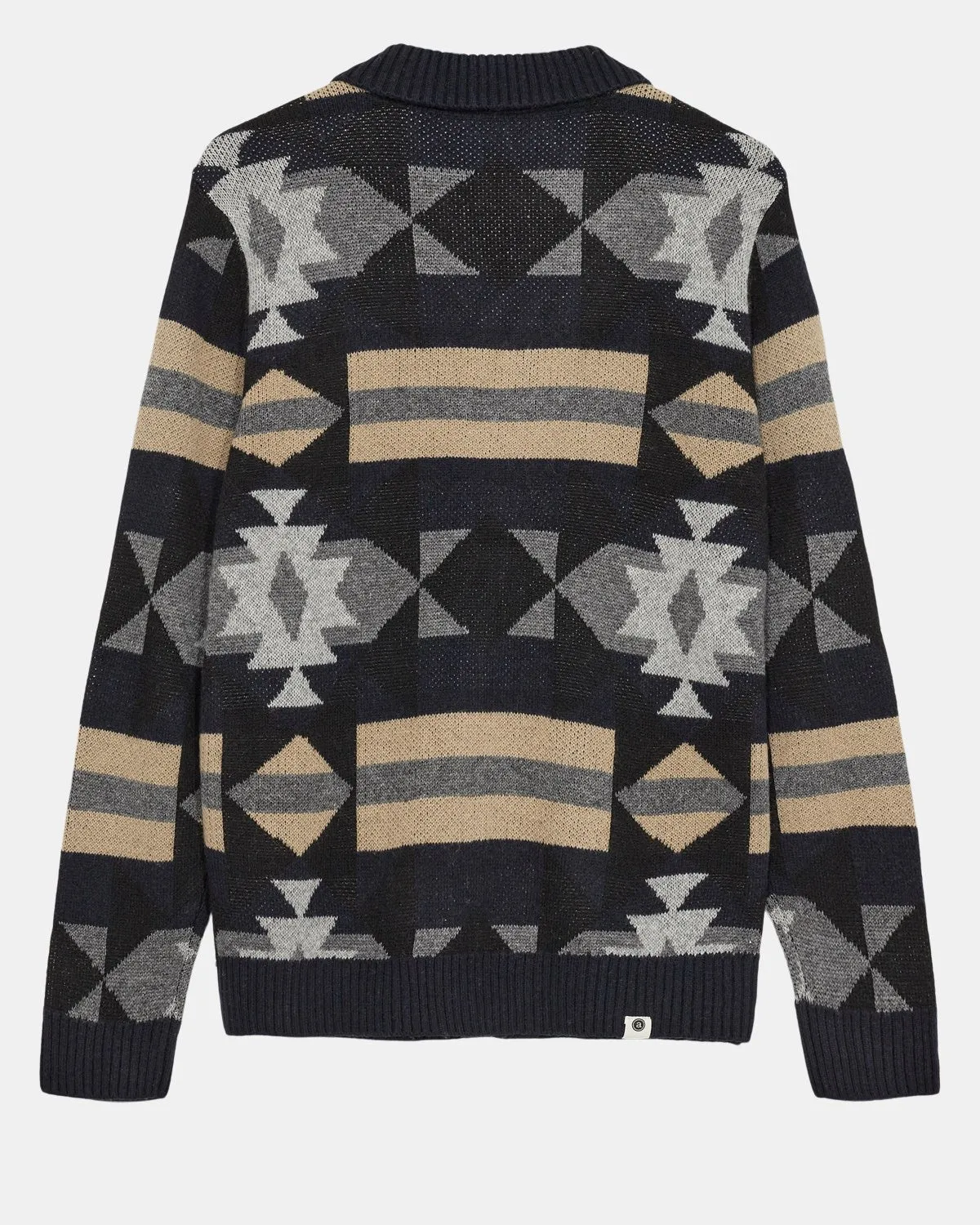 AKSKJOLD JACQUARD CARDIGAN - Sky Captain sold by anerkjendt product image thumbnail 2