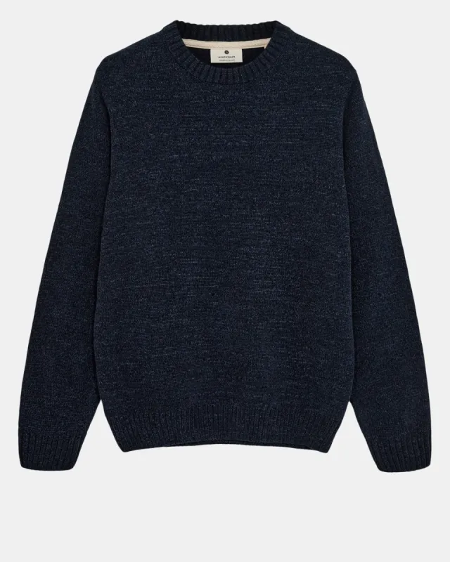 AKSUNE CHENILLE KNIT - Sky Captain sold by anerkjendt