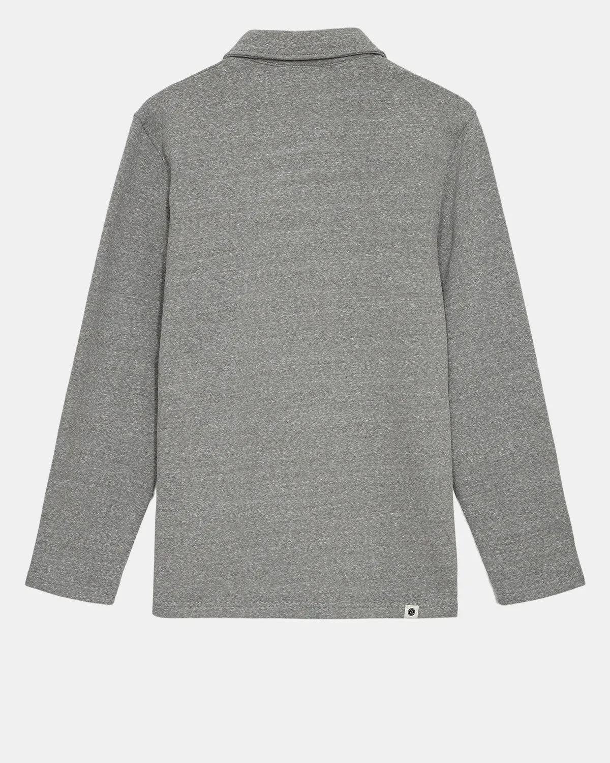 AKSØREN POLO SWEAT - Light grey mel sold by anerkjendt product image thumbnail 2