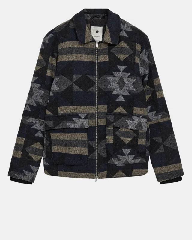 AKBRUCE WOOL JKT - Sky Captain sold by anerkjendt