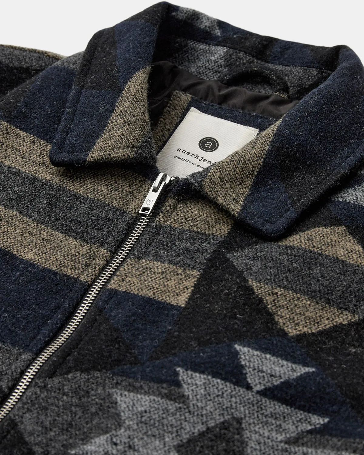 AKBRUCE WOOL JKT - Sky Captain sold by anerkjendt product image thumbnail 3