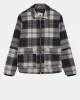 AKBRUCE WOOL JKT - Pearl Blue sold by anerkjendt