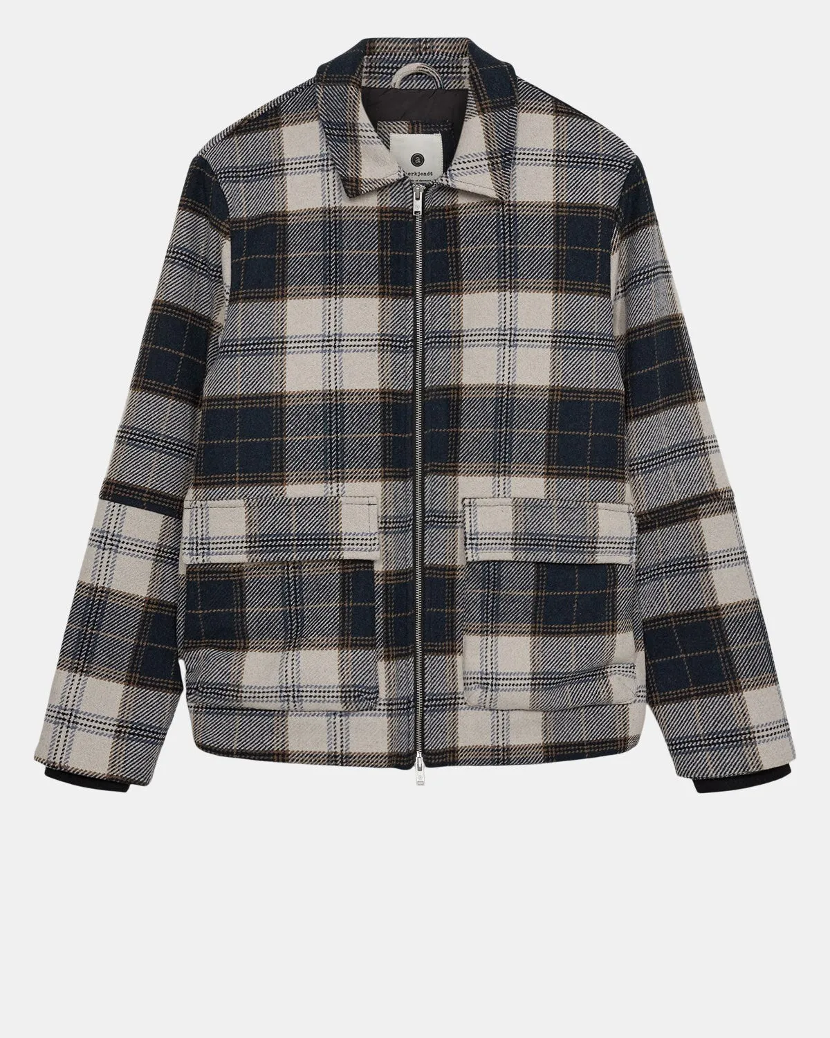 AKBRUCE WOOL JKT - Pearl Blue sold by anerkjendt