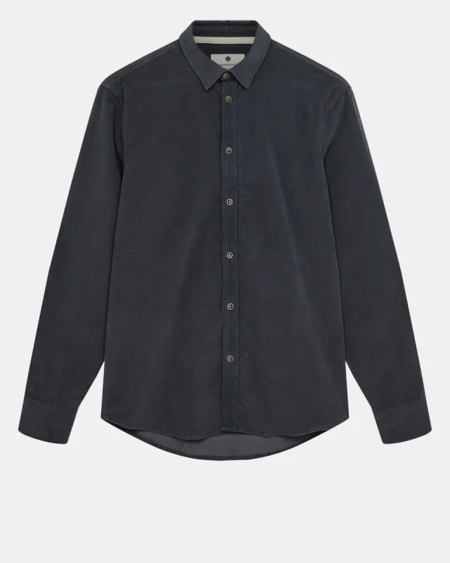 AKLEIF SOLID CORD SHIRT - Castlerock sold by anerkjendt