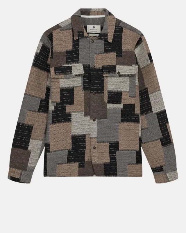 AKOSCAR PATCHWORK OVERSHIRT - Incense sold by anerkjendt
