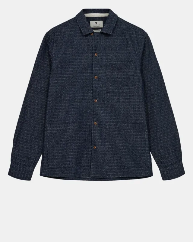 AKKURT DENIM JACQUARD - Medium Blue Denim sold by anerkjendt