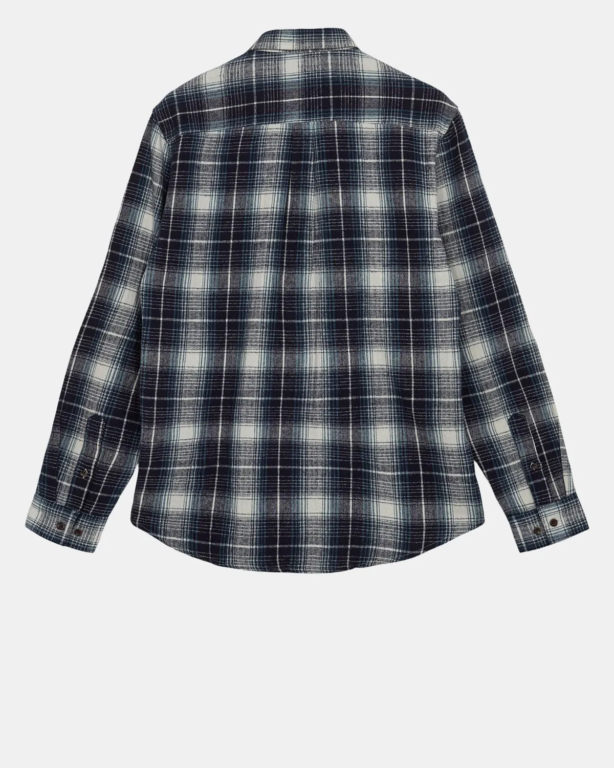 AKLEIF FLANNEL CHECK SHIRT - Sky Captain sold by anerkjendt product image thumbnail 2