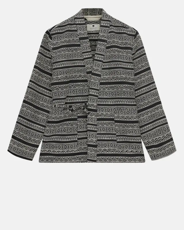 AKJESPER KIMONO OVERSHIRT - Caviar sold by anerkjendt