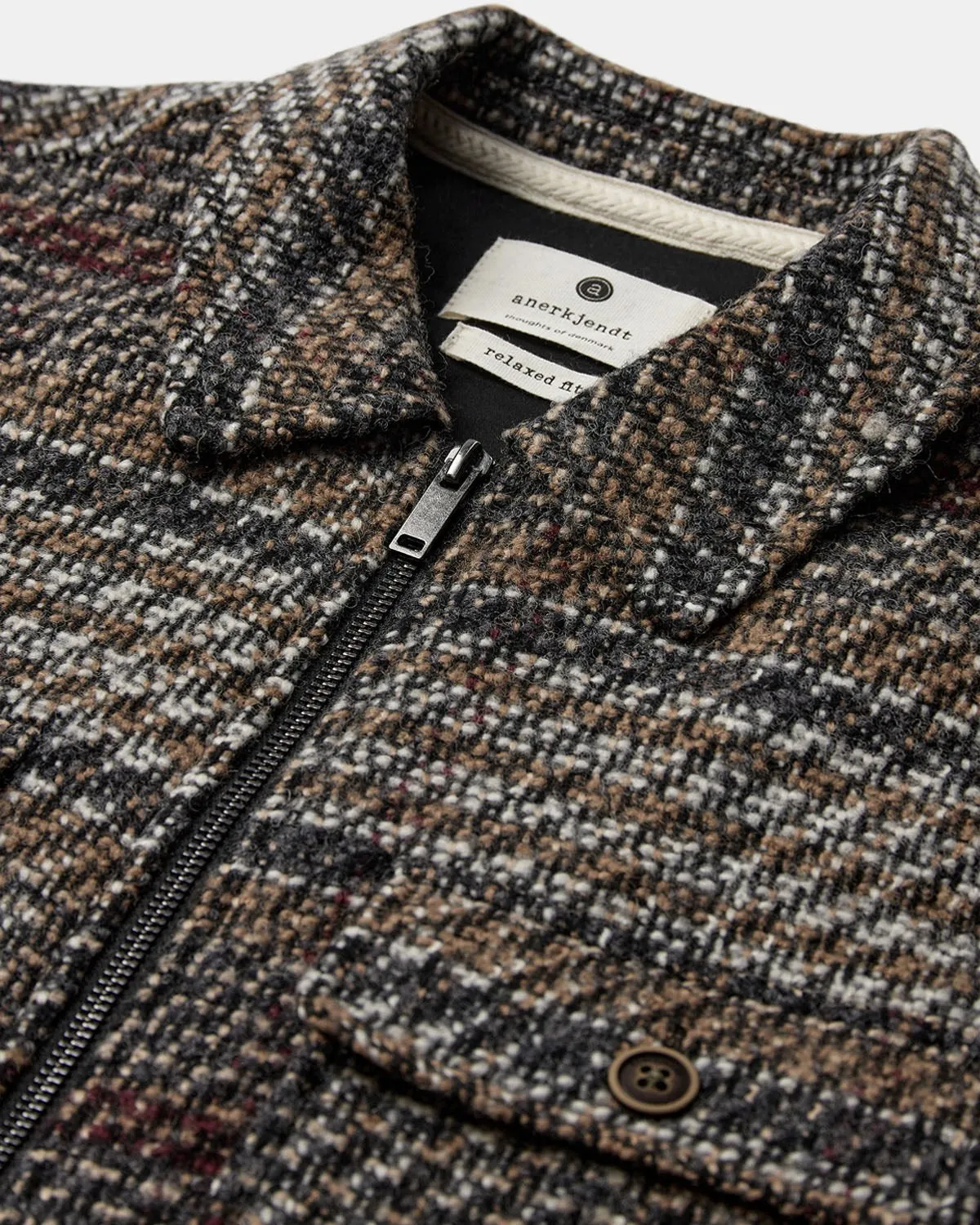 AKHANKY MULTI COL. OVERSHIRT - Incense sold by anerkjendt product image thumbnail 3