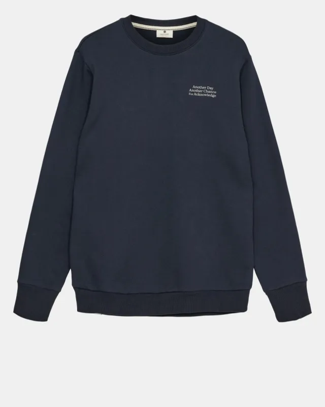 AKRUBEN ANOTHER SWEAT - GOTS - Sky Captain sold by anerkjendt