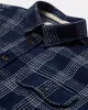 AKLOUIS STRUCTURE CHECK SHIRT - Sky Captain sold by anerkjendt