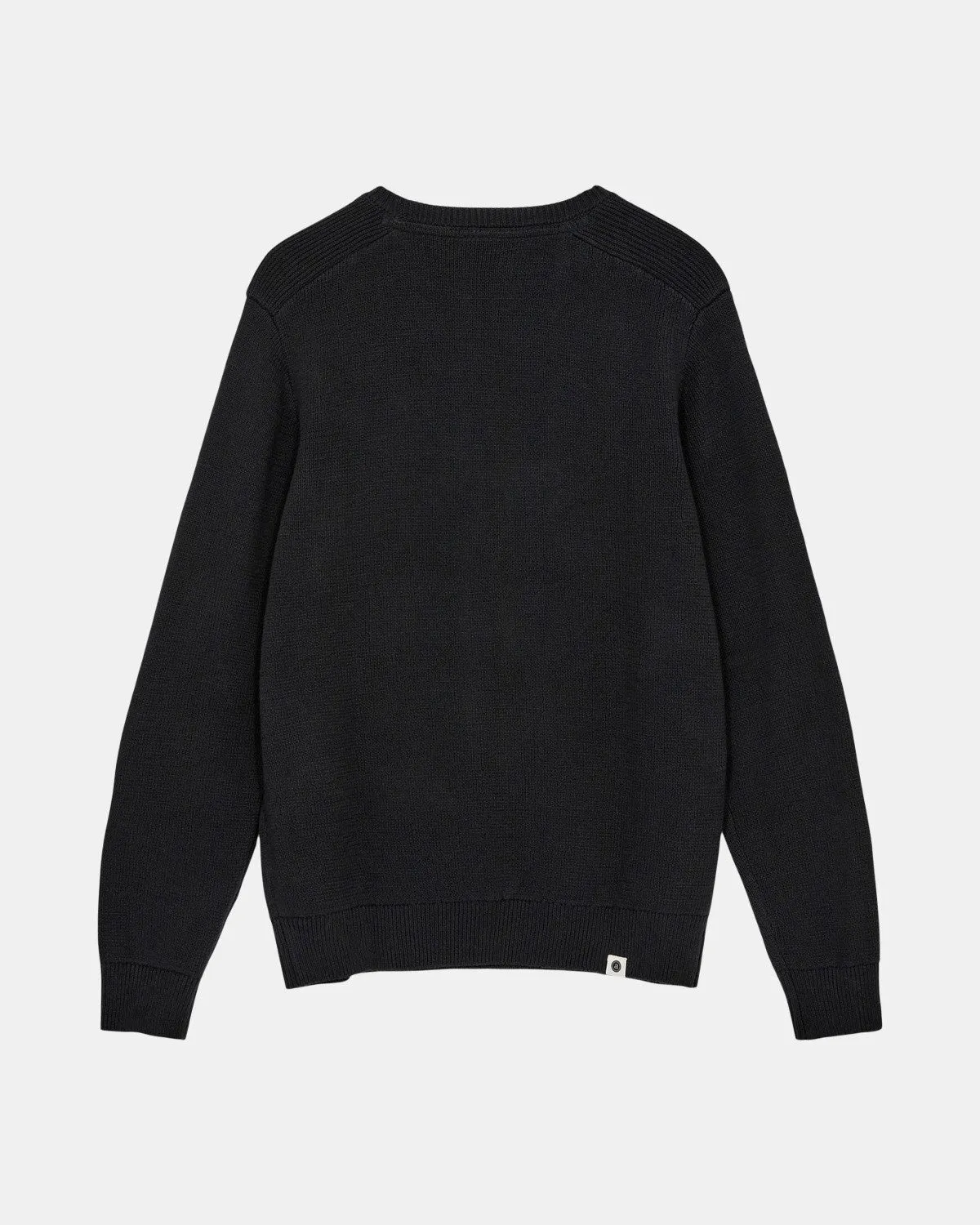AKSUNE BASIC COT CREW NECK - Caviar sold by anerkjendt product image thumbnail 2