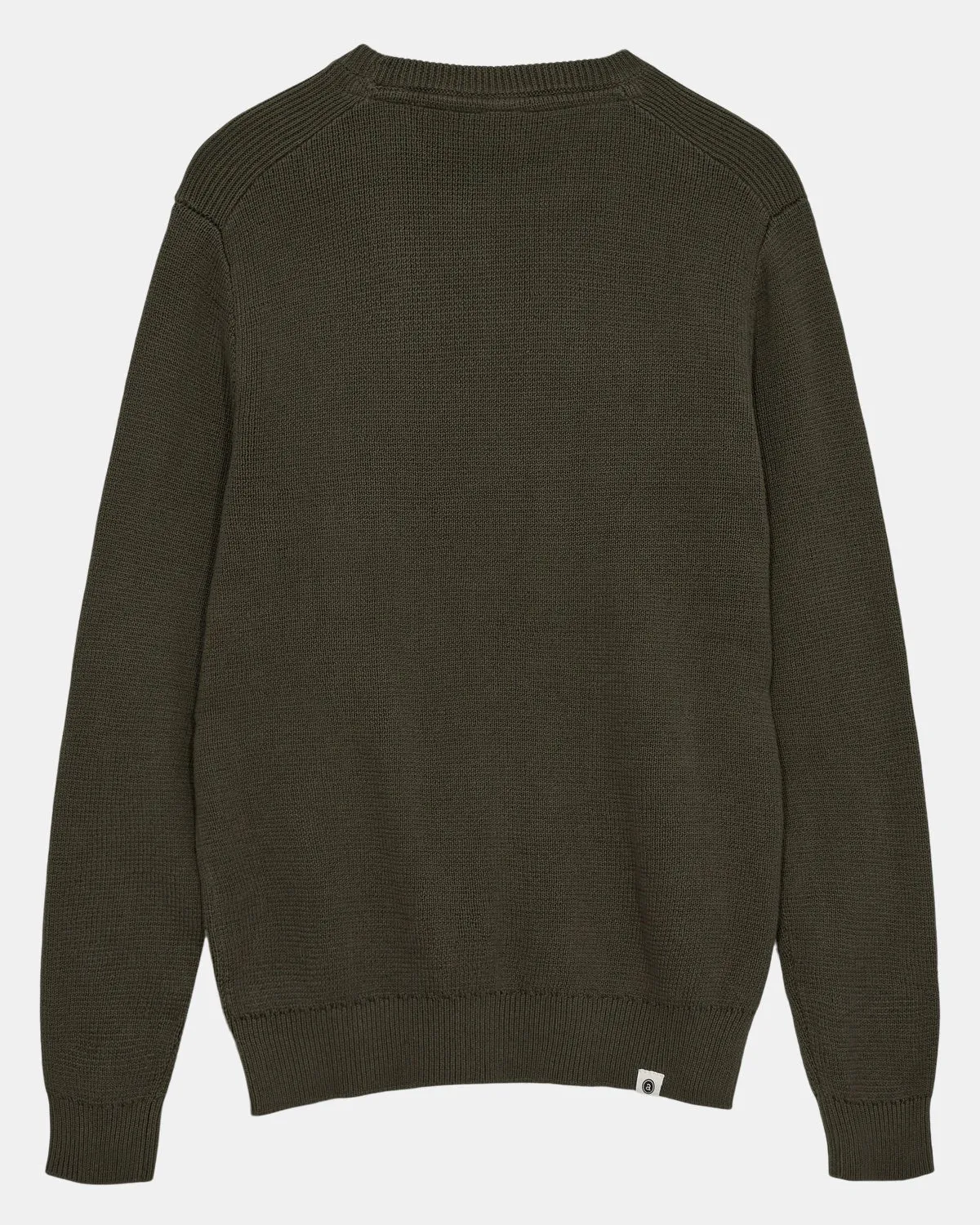 AKSUNE BASIC COT CREW NECK - Forest night sold by anerkjendt product image thumbnail 2