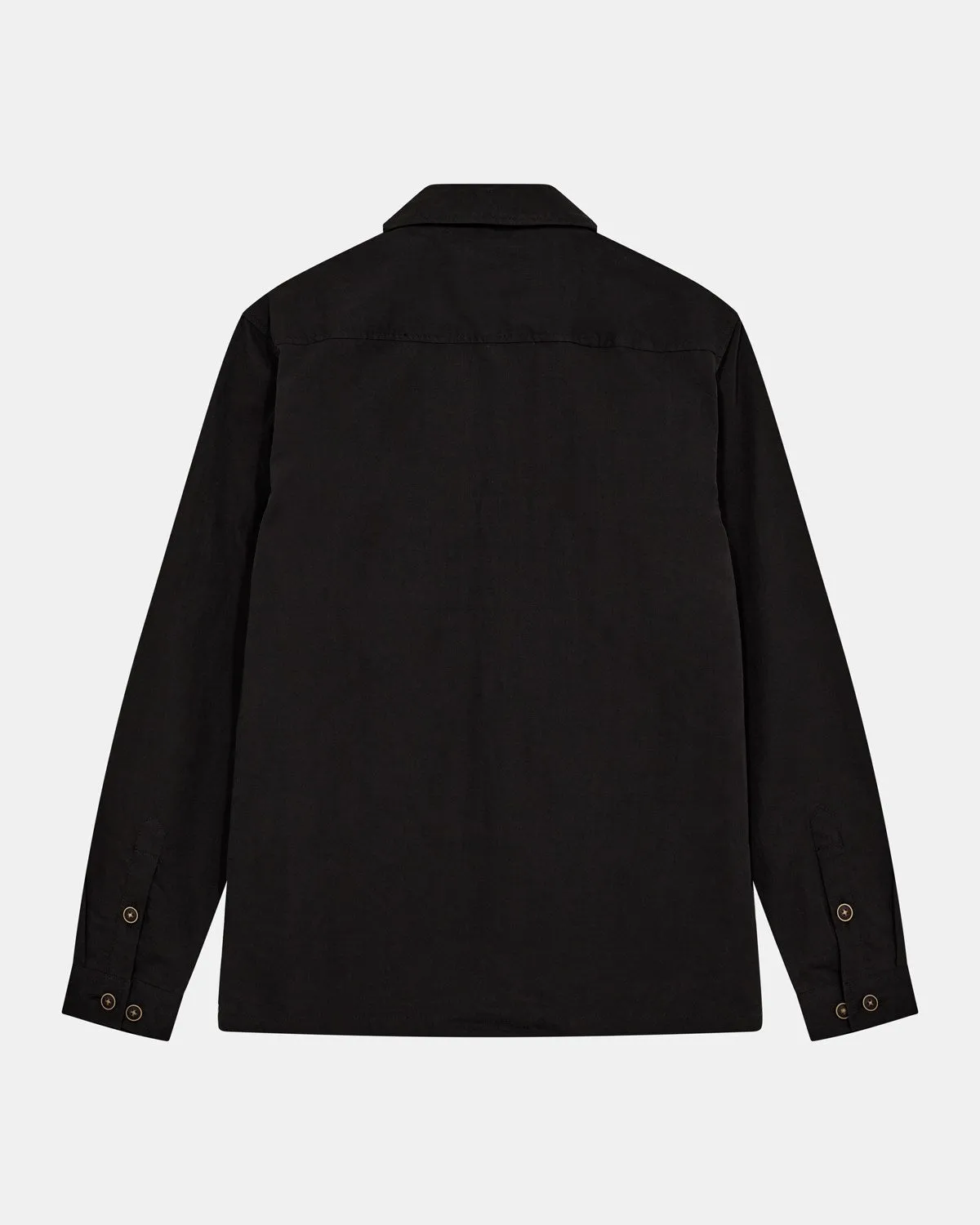 AKOSCAR COT/NYLON OVERSHIRT - Caviar sold by anerkjendt product image thumbnail 2