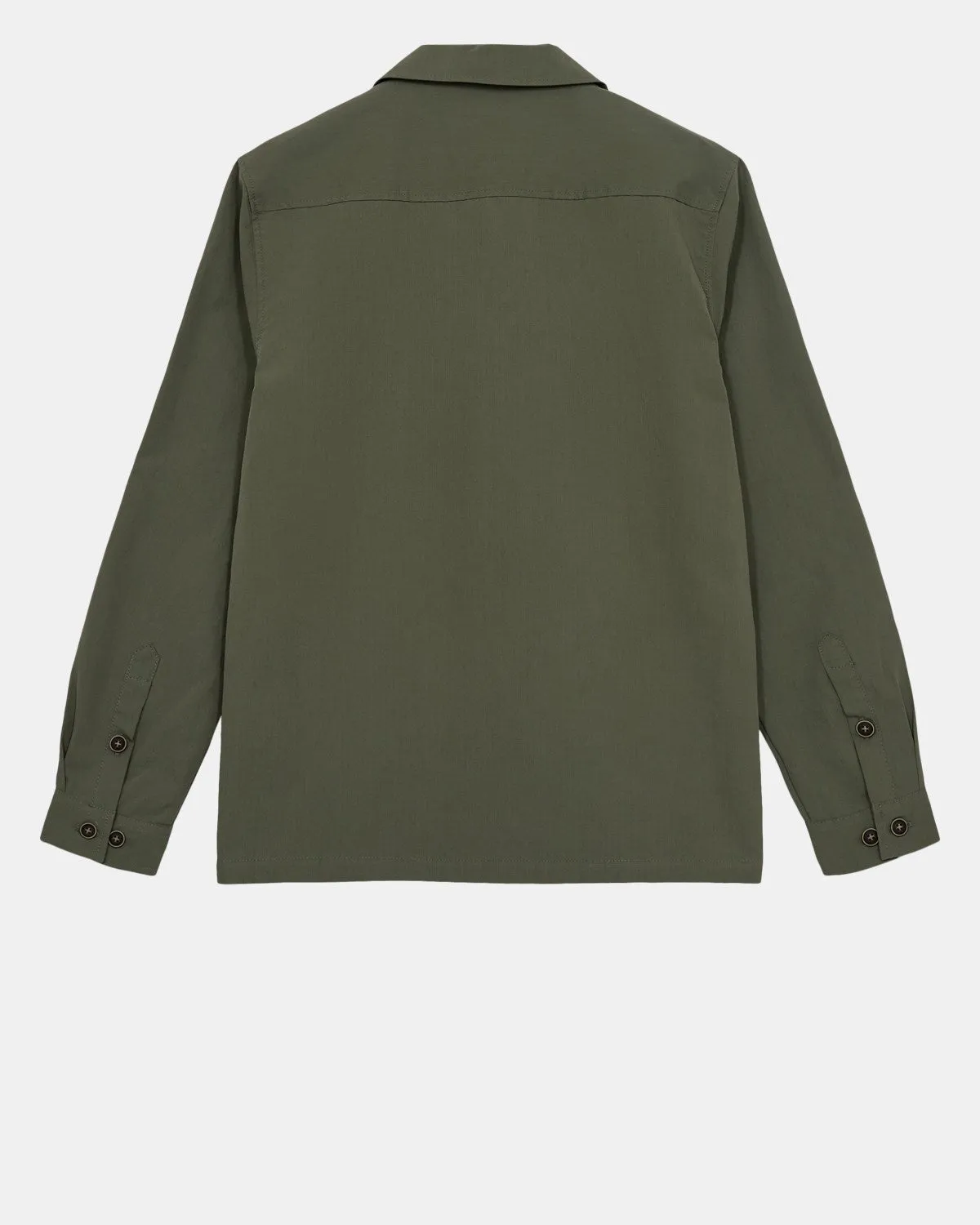 AKOSCAR COT/NYLON OVERSHIRT - Forest night sold by anerkjendt product image thumbnail 2