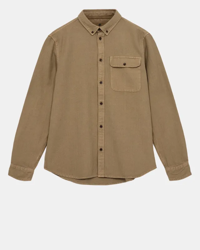 AKKONRAD HERRINGBONE SHIRT - Incense sold by anerkjendt