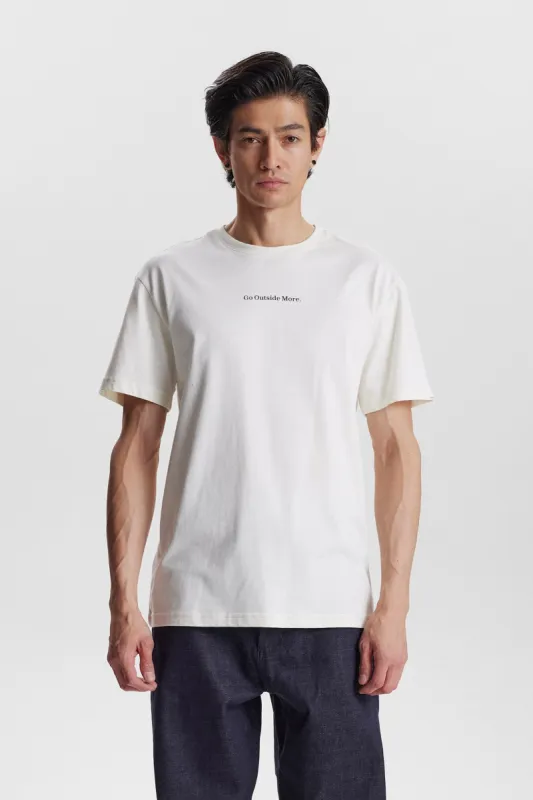 AKKIKKI S/S OUTSIDE TEE - GOTS - Tofu sold by anerkjendt