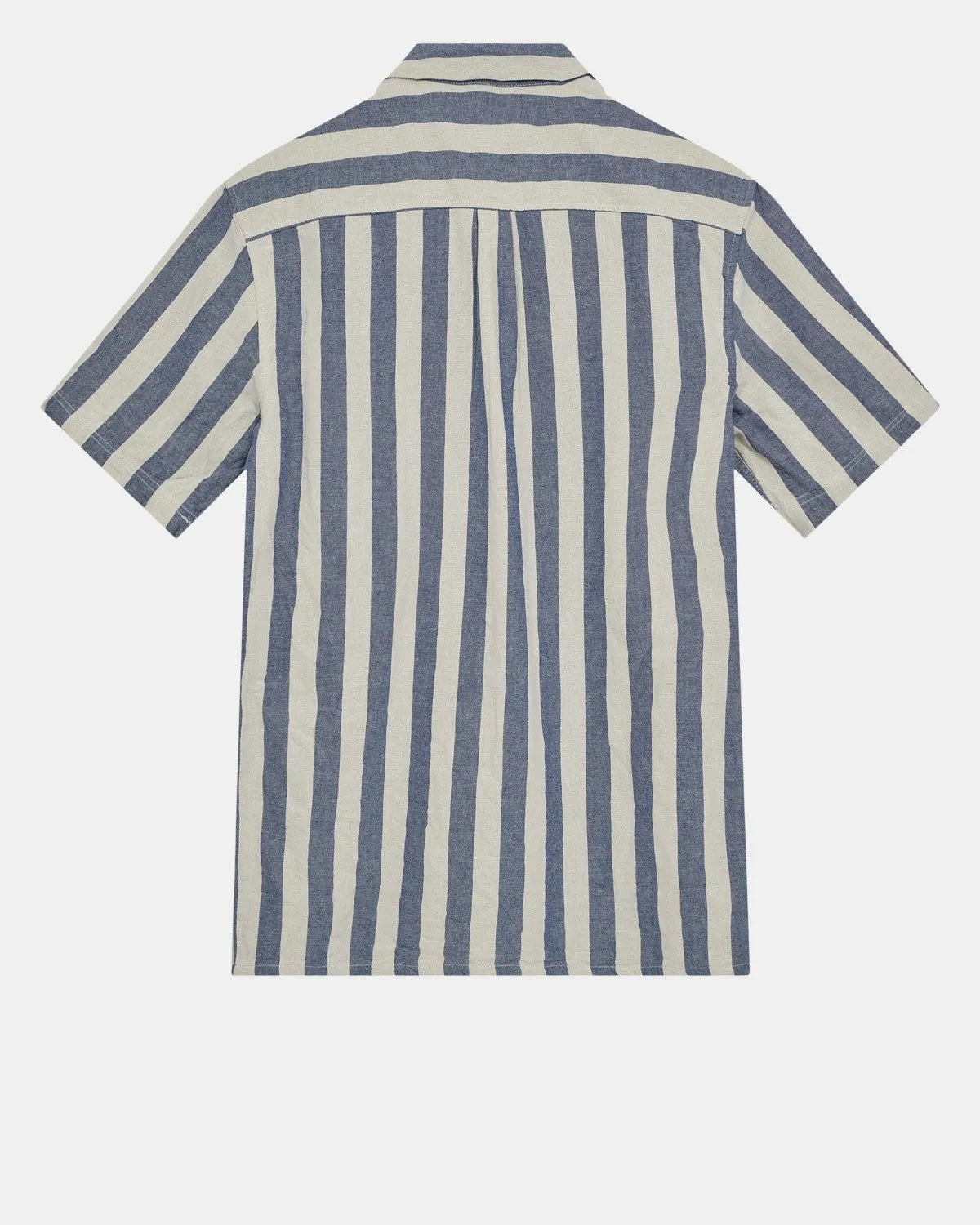 AKLEON S/S STRIPE SHIRT - Bright Cobalt sold by anerkjendt product image thumbnail 2