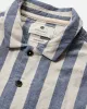 AKLEON S/S STRIPE SHIRT - Bright Cobalt sold by anerkjendt
