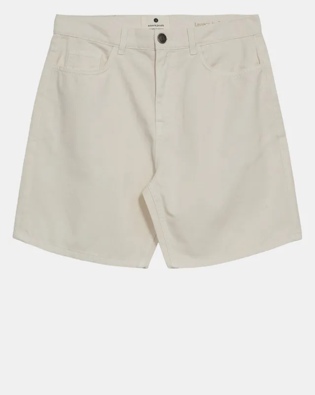 AKJANIC GARMENT DYED SHORTS - Tofu sold by anerkjendt